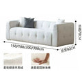 Cream Marshmallow Sofa | French Minimalist Style | Full Foam | Free Delivery Australia - Wide | 3 - Year Warranty - 路卡萨家具工厂
