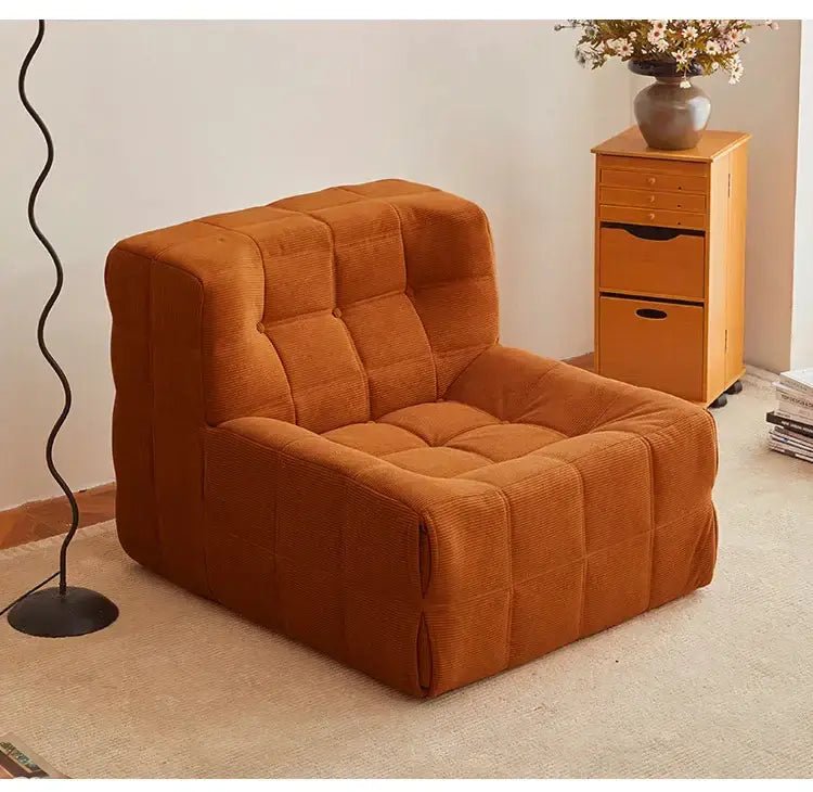 Double Lazy Sofa | Sit, Recline or Sleep | Waffle Fabric | Free Delivery Australia - Wide | 3 - Year Warranty - 路卡萨家具工厂