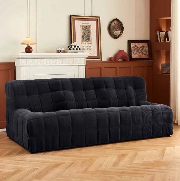 Double Lazy Sofa | Sit, Recline or Sleep | Waffle Fabric | Free Delivery Australia - Wide | 3 - Year Warranty - 路卡萨家具工厂