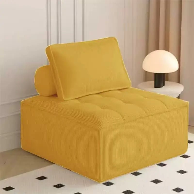 Italian Minimalist Lazy Sofa | Modular Tofu Block | Bedroom & Living Room | Free Delivery Australia - Wide | 3 - Year Warranty - 路卡萨家具工厂