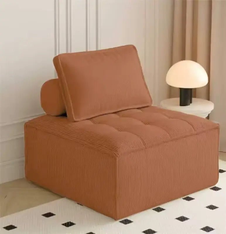 Italian Minimalist Lazy Sofa | Modular Tofu Block | Bedroom & Living Room | Free Delivery Australia - Wide | 3 - Year Warranty - 路卡萨家具工厂