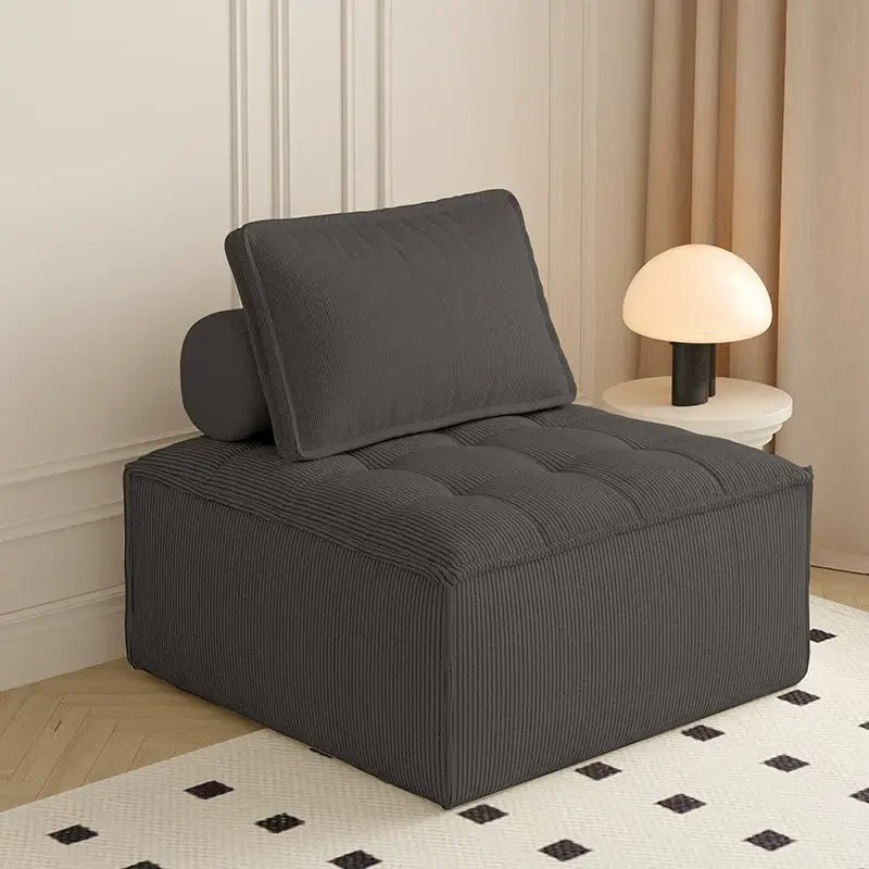 Italian Minimalist Lazy Sofa | Modular Tofu Block | Bedroom & Living Room | Free Delivery Australia - Wide | 3 - Year Warranty - 路卡萨家具工厂