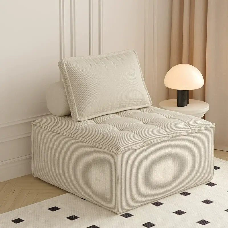 Italian Minimalist Lazy Sofa | Modular Tofu Block | Bedroom & Living Room | Free Delivery Australia - Wide | 3 - Year Warranty - 路卡萨家具工厂