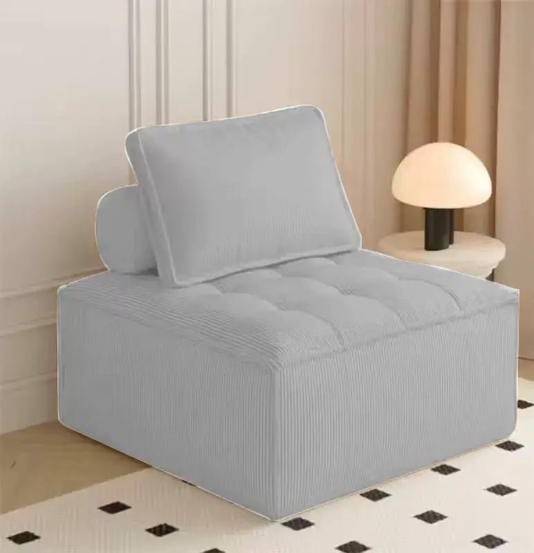 Italian Minimalist Lazy Sofa | Modular Tofu Block | Bedroom & Living Room | Free Delivery Australia - Wide | 3 - Year Warranty - 路卡萨家具工厂