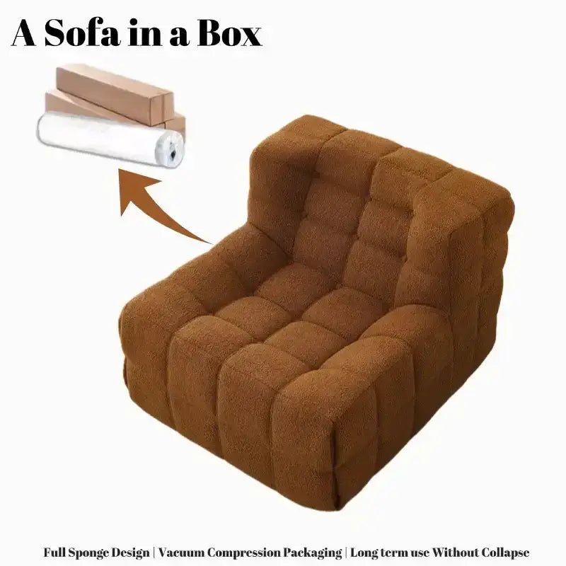 Luxury Modern Single Sofa | Vacuum Compressed | Modular Design | Free Delivery Australia - Wide | 3 - Year Warranty - 路卡萨家具工厂
