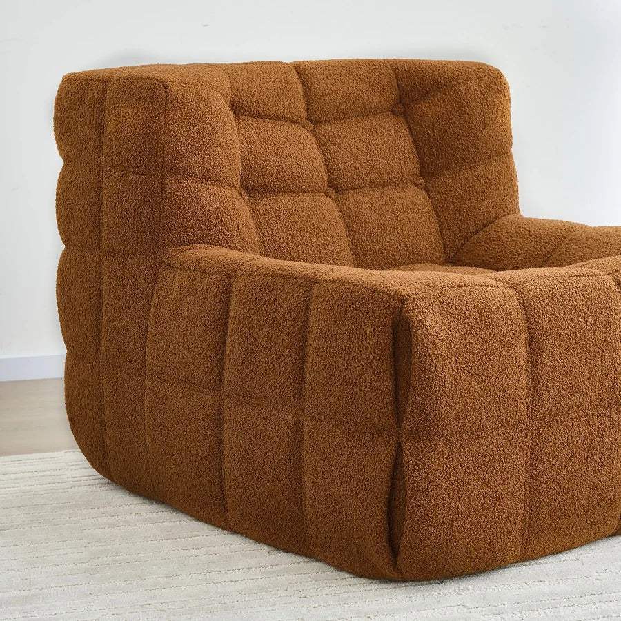 Luxury Modern Single Sofa | Vacuum Compressed | Modular Design | Free Delivery Australia - Wide | 3 - Year Warranty - 路卡萨家具工厂