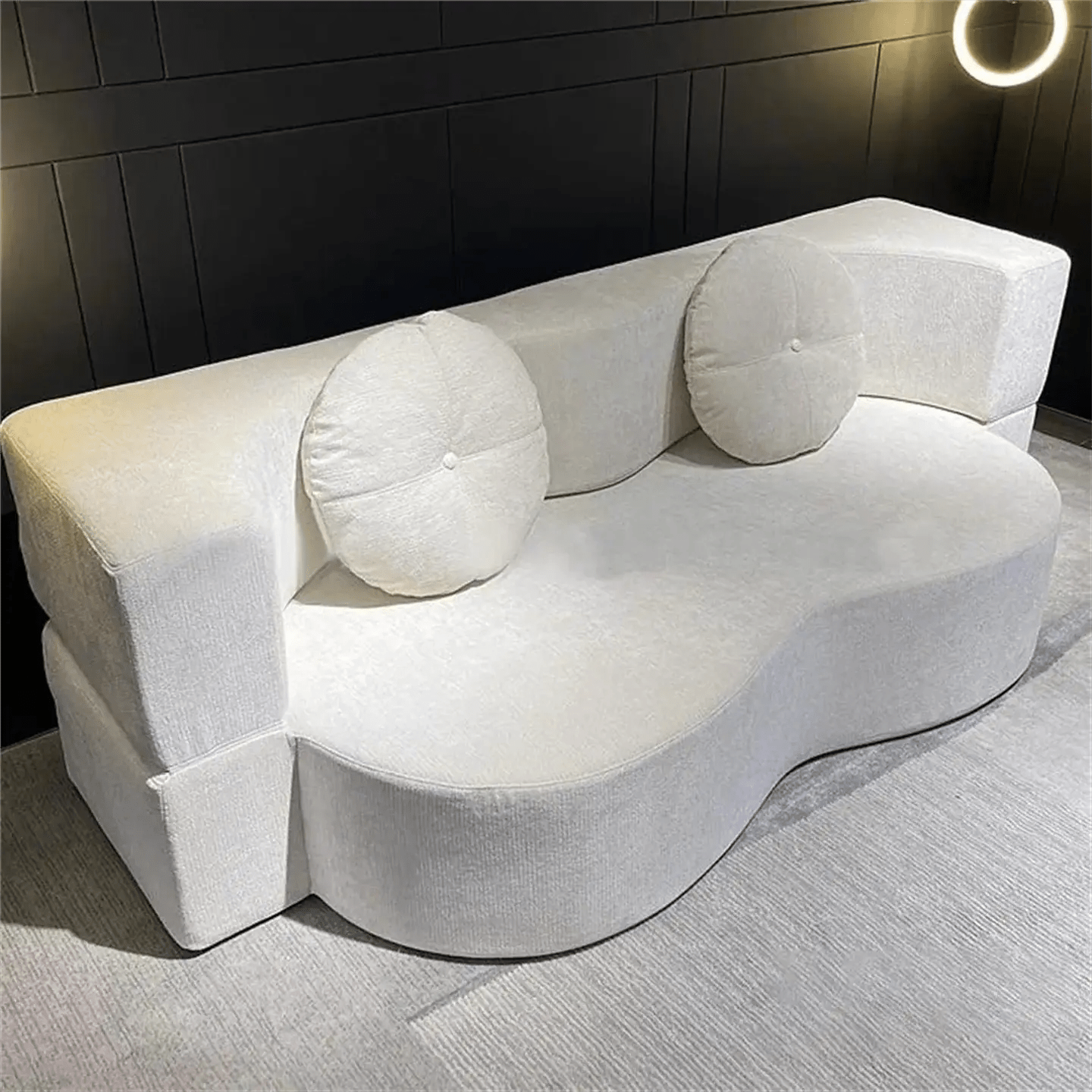 Vintage Fabric Sofa Bed | Foldable Dual - Use | Washable 2 - 3 Seater | Free Delivery Australia - Wide | 3 - Year Warranty - 路卡萨家具工厂